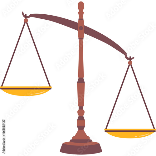 Justice Scales Illustration