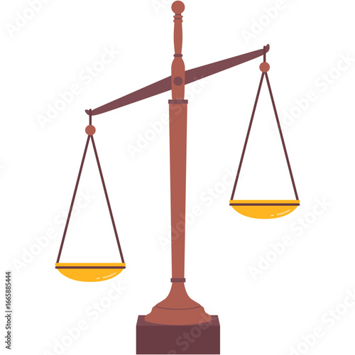 Justice Scales Illustration