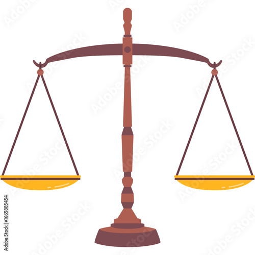 Justice Scales Illustration