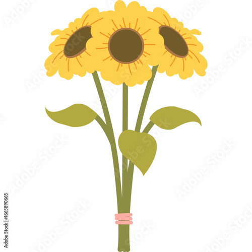 Sunflower Vector Illustration