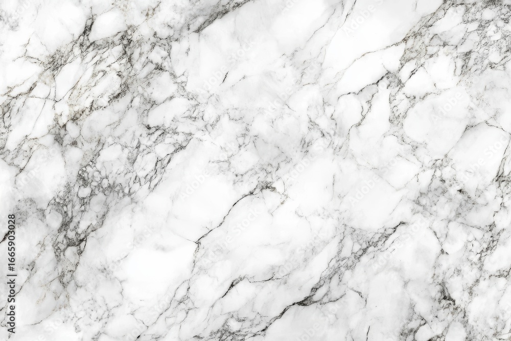 Fototapeta premium The combination of pure white marble and its subtle natural veining produces a refined minimalist background that suits luxury design