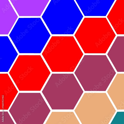 Square illustration background pattern of tile, fabric, paper, wallpape