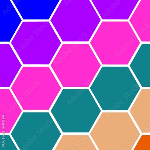 abstract background with hexagons