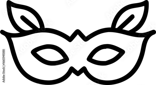 Elegant christmas masquerade ball invitation with festive masks and gowns isolated on white background isolated on transparent background