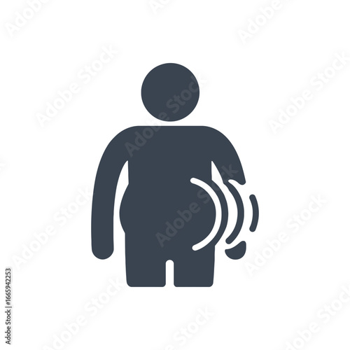Bloated Stomach Icon