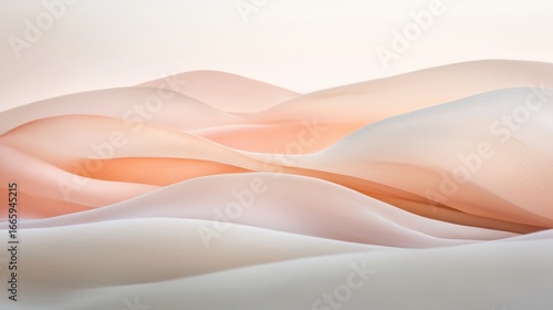 Soft, flowing fabric with gentle curves and subtle color variations.