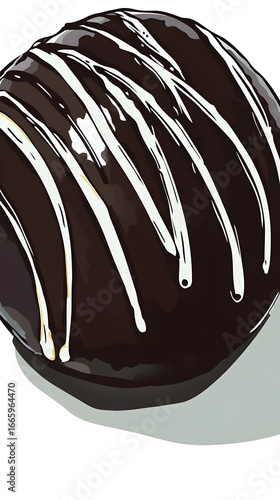 Chocolate Dome Illustration