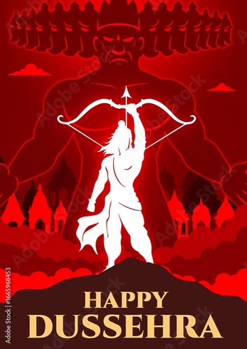 Happy dussehra celebration post design