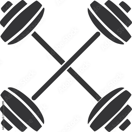 Rod plates silhouette