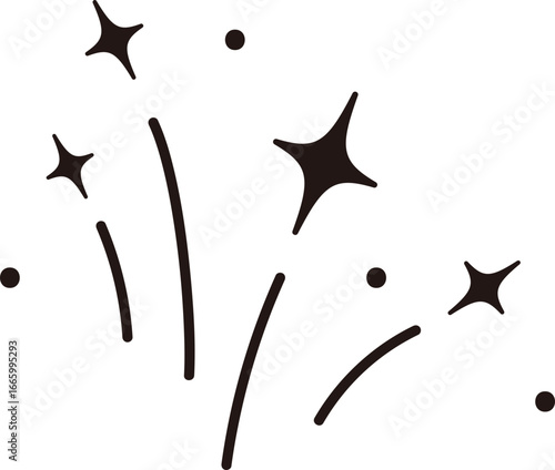Hand Drawn Doodle Sparkling