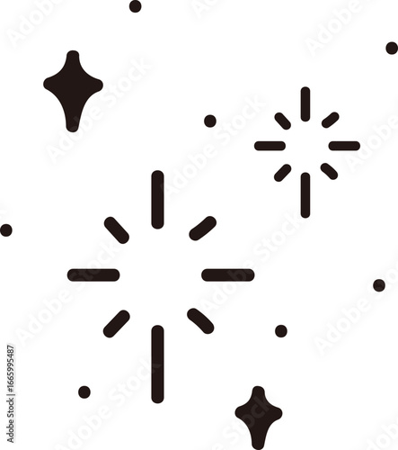 Hand Drawn Doodle Sparkling