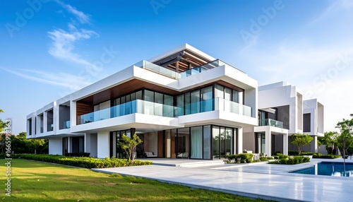 Modern luxury house exterior