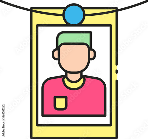 Friendship Day Icons – Flat Line Color Vector Set