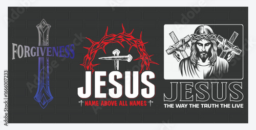 Christian Streetwear T Shirt Design, Jesus Faith T-Shirt Designs, Trendy Religious EPS for Sublimation, POD, Modern Faith-Based Designs, Unique T-Shirt Graphics, Christian Apparel 