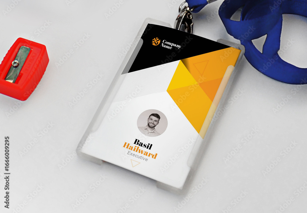 Business Identity Card Layout Stock Template | Adobe Stock