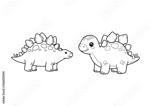 Stegosaurus with Plates