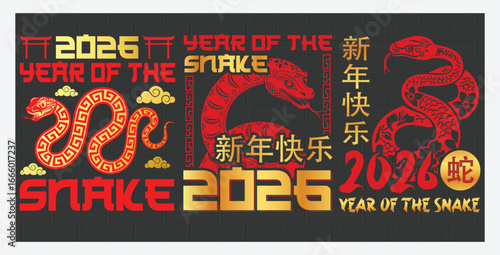 Chinese New Year,  Chinese Happy new year Template, Chinese Greeting T shirt, Chinese happy new year illustration, T shirt Design