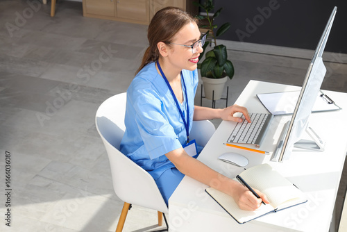 Young female medical studen...