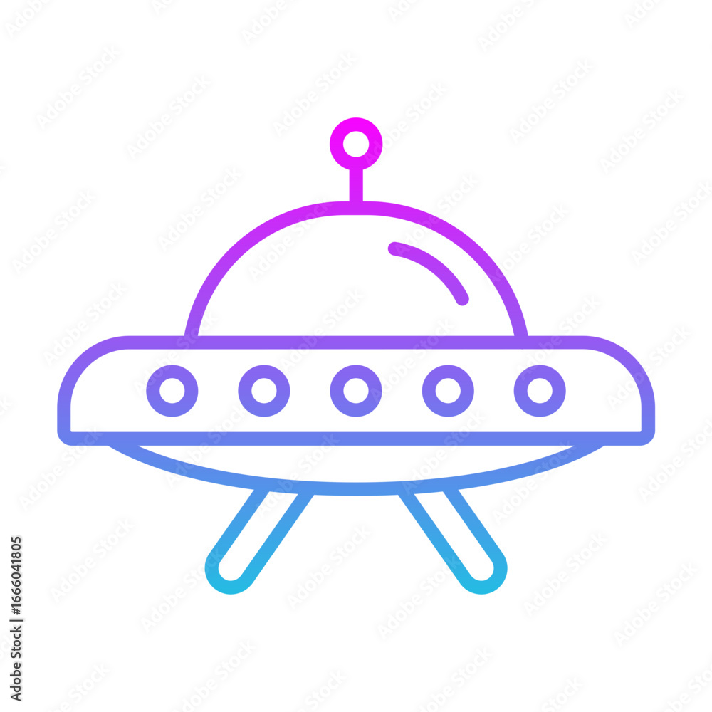 Obraz premium Ufo Icon