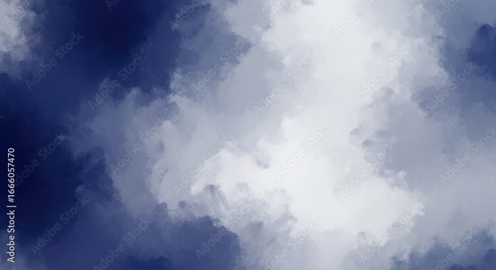 Obraz premium Artistic Expression: Brushstrokes Creating an Abstract Watercolor Painting