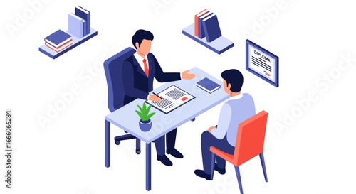 Business Meeting for Diploma Awarding