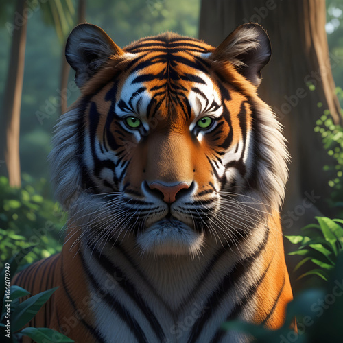 Wildlife animal mammal tiger