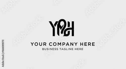 Intricate Monogram Logo Design for YMH