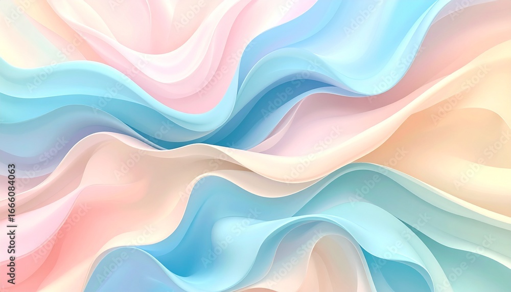 Fototapeta premium Pastel Fluid Formations