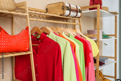 Colorful clothing collectio...