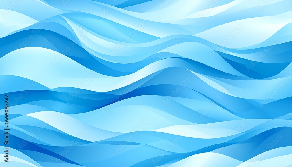 Fototapeta premium Misty Ice Wave Veil