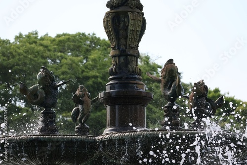 Photography A fountain in the garden of the Akasaka Palace State Guest House