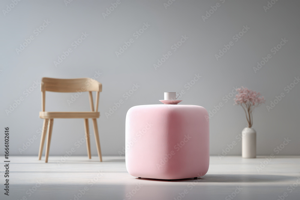 custom made wallpaper toronto digitalcapture essence of modern decor with stylish pastel pouf designed for ultimate comfort