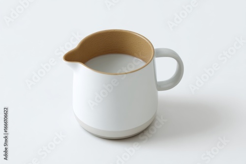 Modern Milk Pitcher Minimalist Design for Coffee Shop and Barista