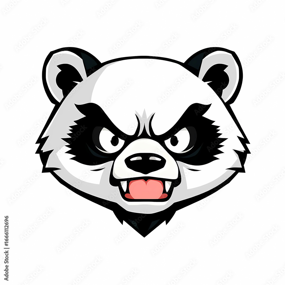 Obraz premium Adorable Panda Chibi Style