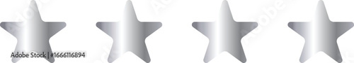 Platinum four star rating icon