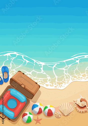 Pack your bags for a stunning seaside vacation, enjoy the beautiful beach and clear turquoise ocean view