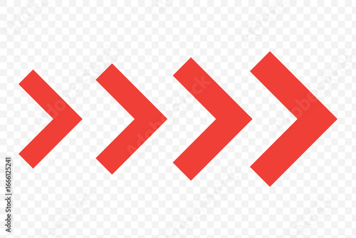 Arrow moving dynamic symbols. Road lines arrow zigzag chevron speeds flat style. EPS 10.