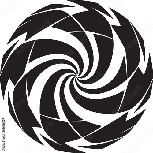 Modern monochrome vortex background for striking presentations and dynamic website designs now
