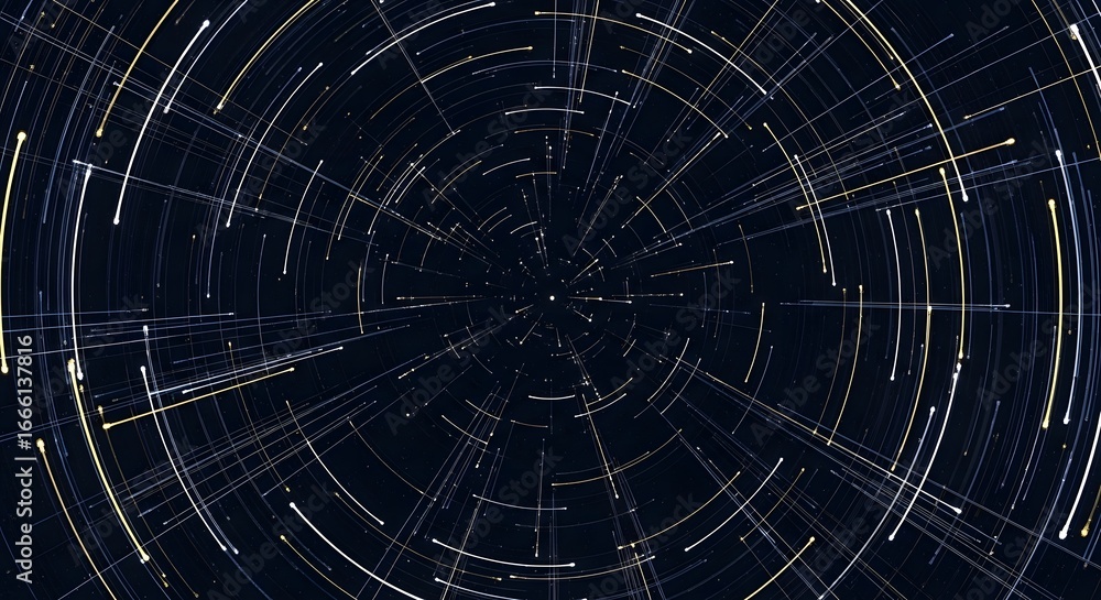 Obraz premium Abstract Cosmic Movement: A Stunning Visual Exploration of a Starry Night Sky in Motion