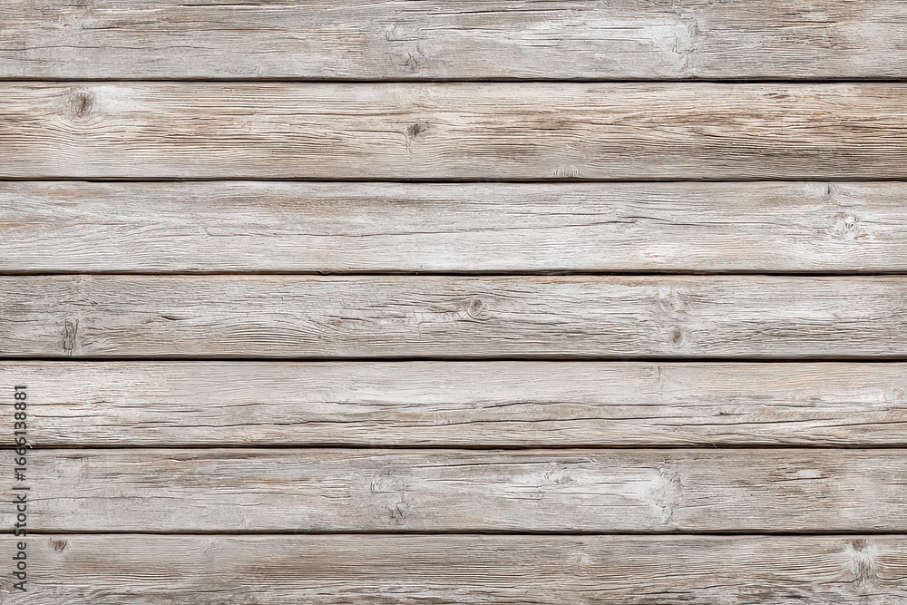 Fototapeta premium Weathered Light Gray Wooden Planks Background