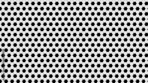 Seamless soccer ball pattern background for sports design and creative projects