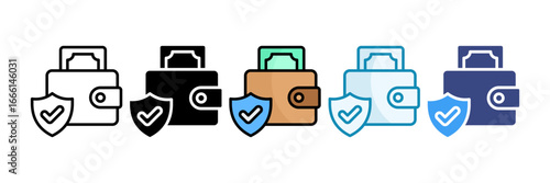 Savings Icon Set Multiple Style Collection