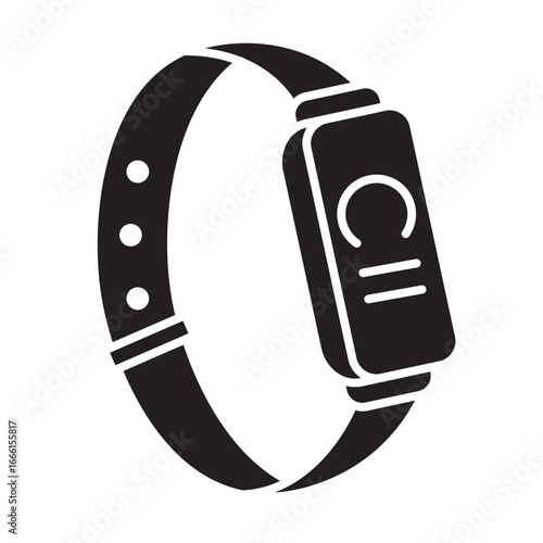 Smartwatch wearable gadget Glyph icon