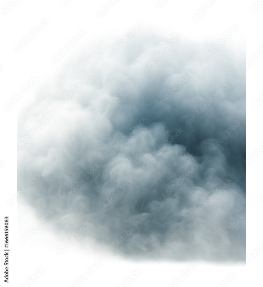 Obraz premium Thick, enveloping mist with a cool, damp feel