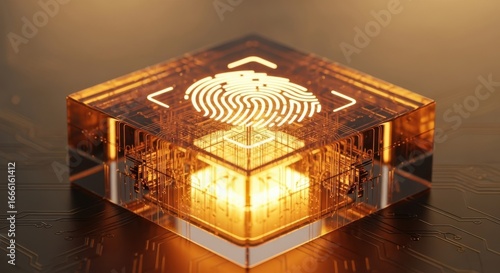 Secure Digital Identity Verification Through Biometric Fingerprint Scan Technology