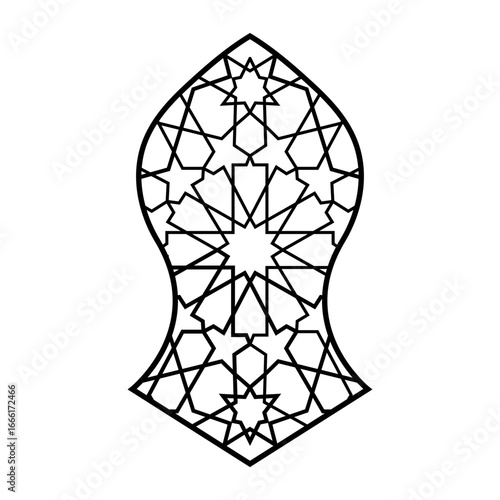 prophet muhammad slipper nalain pak ornament icon sign nalain shareef symbol vector design on white background