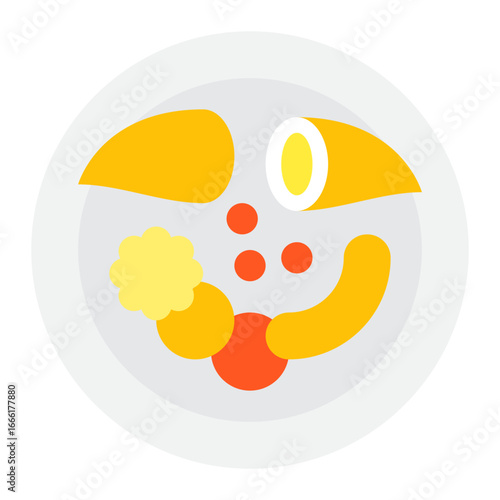 Pempek Indonesia Street Food Icon