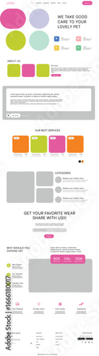 Pet Shop Website Landing Page