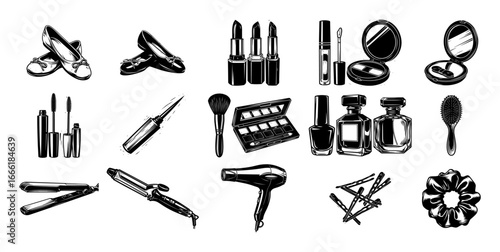 Engraving style vector of 1102
