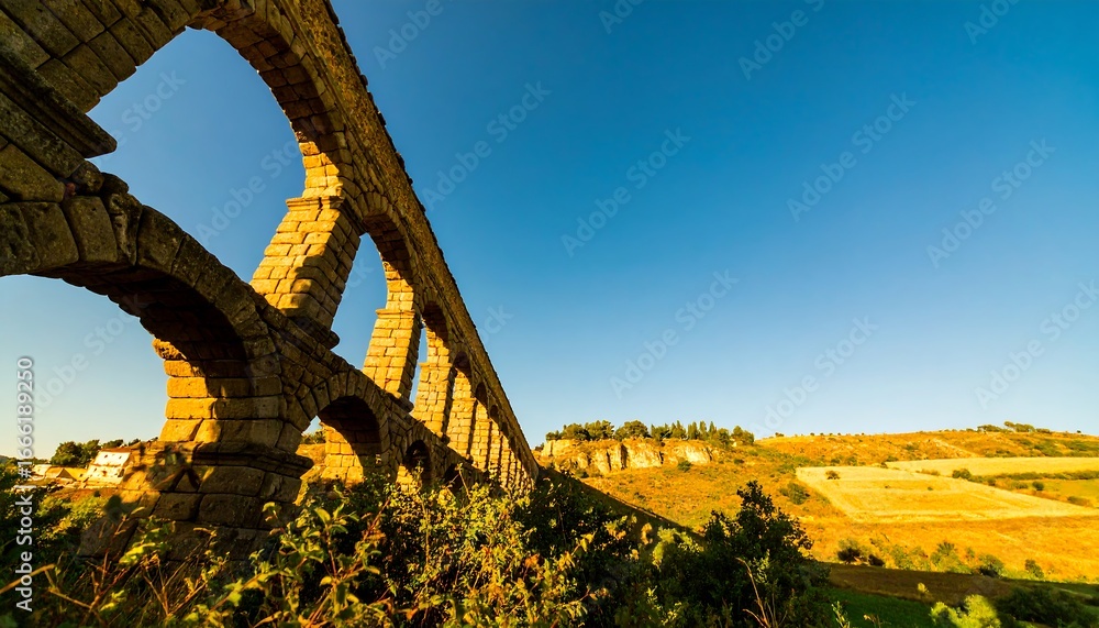Fototapeta premium Ancient Roman aqueduct